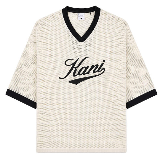 Karl Kani Ανδρική κοντομάνικη μπλούζα Cursive Varsity Crochet Boxy T-Shirt